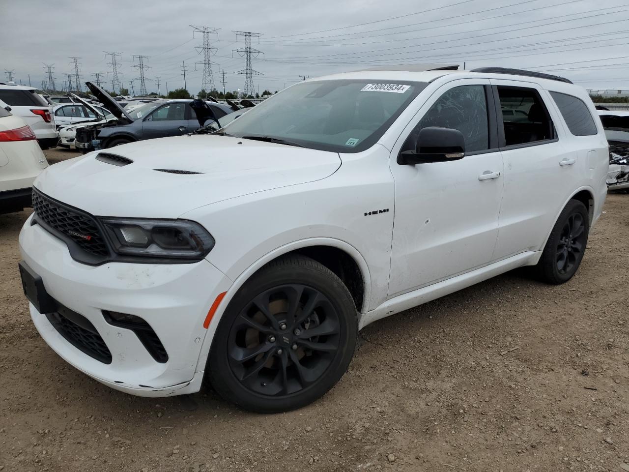 Image 1 of 2021 DODGE DURANGO R/T 2021 with VIN 1C4SDJCT0MC551462