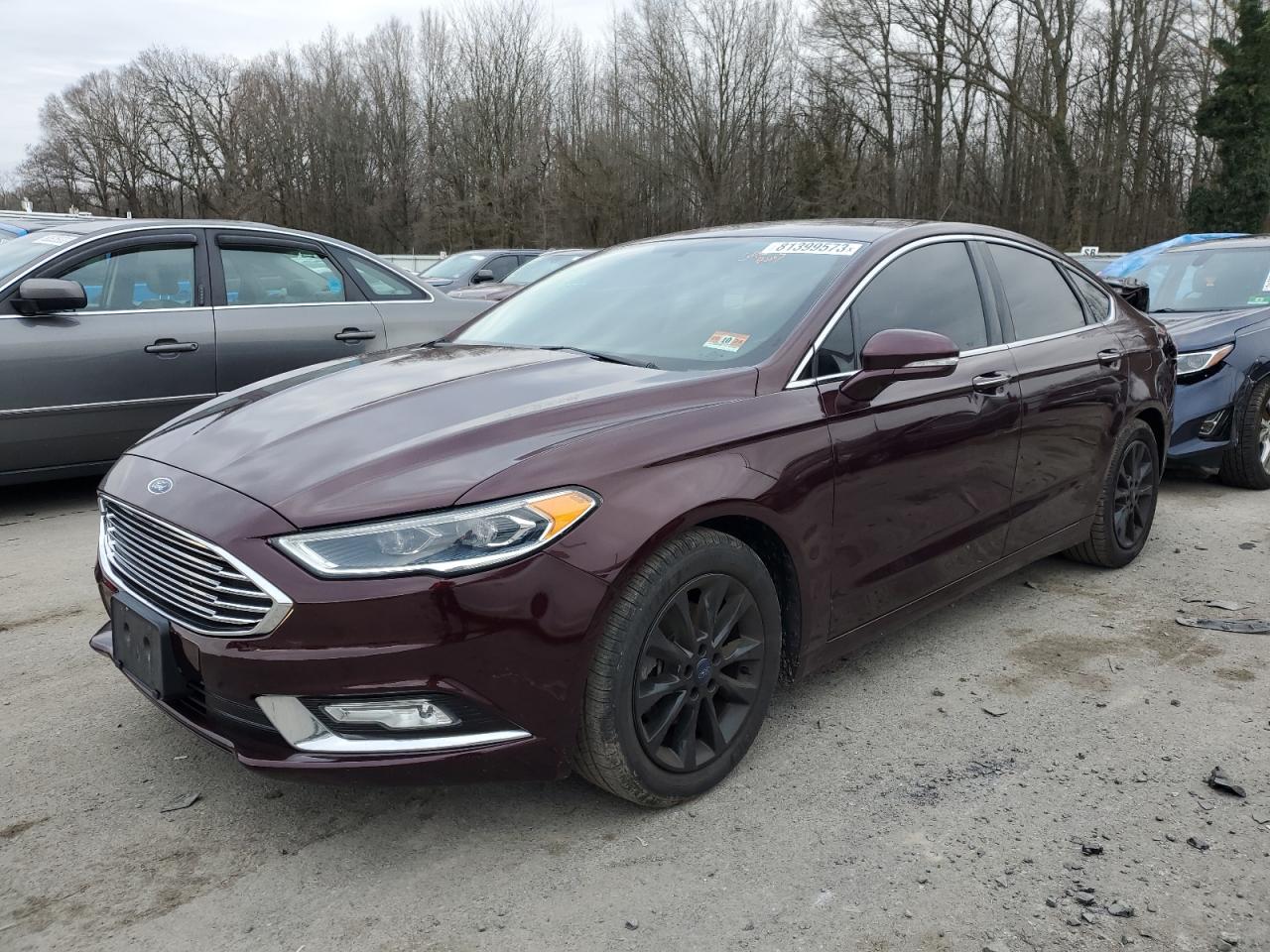 Изображение 1 2017 FORD FUSION SE 2017 с VIN 3FA6P0HD5HR346060