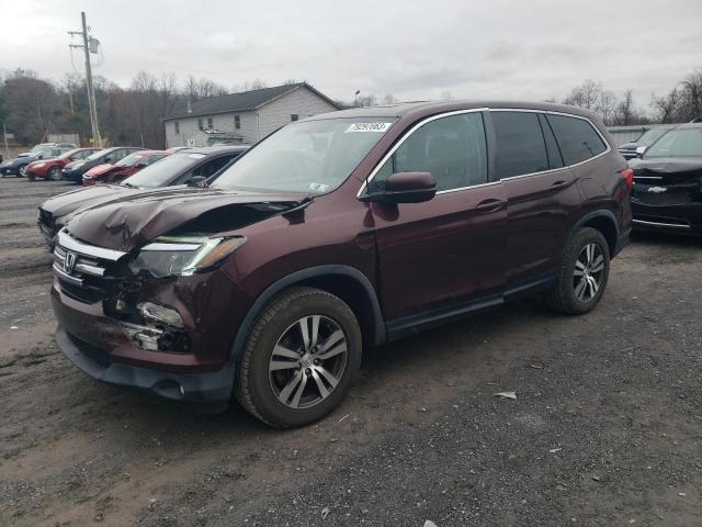 Image 1 of 2017 HONDA PILOT EXL 2017 with VIN 5FNYF6H51HB022218
