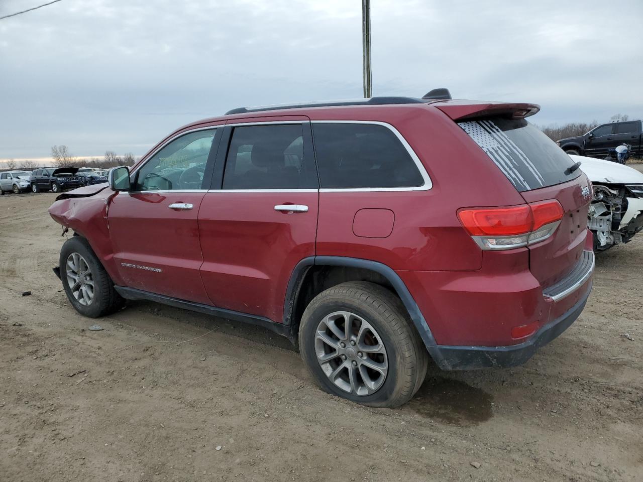 Image 2 of 2015 JEEP GRAND CHEROKEE LIMITED 2015 with VIN 1C4RJEBG9FC167265