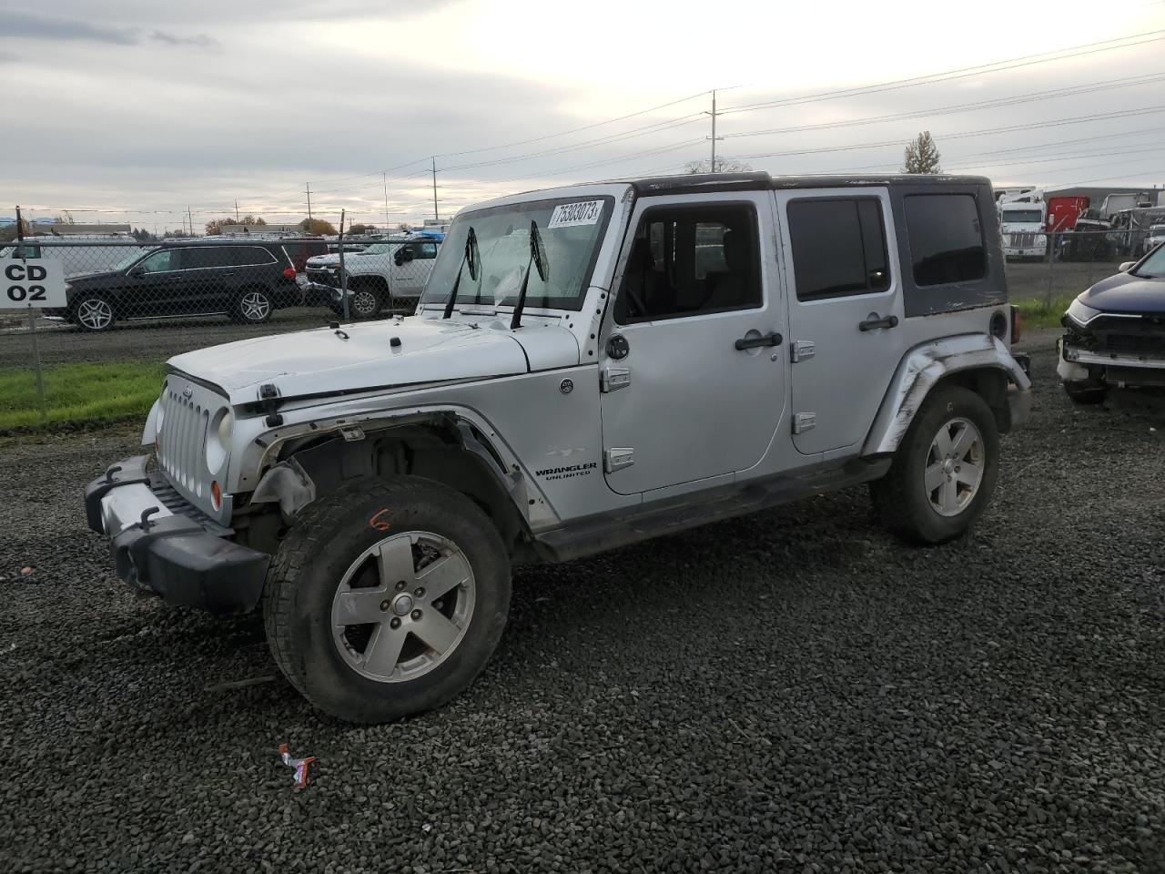 Image 1 of 2008 JEEP WRANGLER UNLIMITED SAHARA 2008 with VIN 1J8GA59178L542929