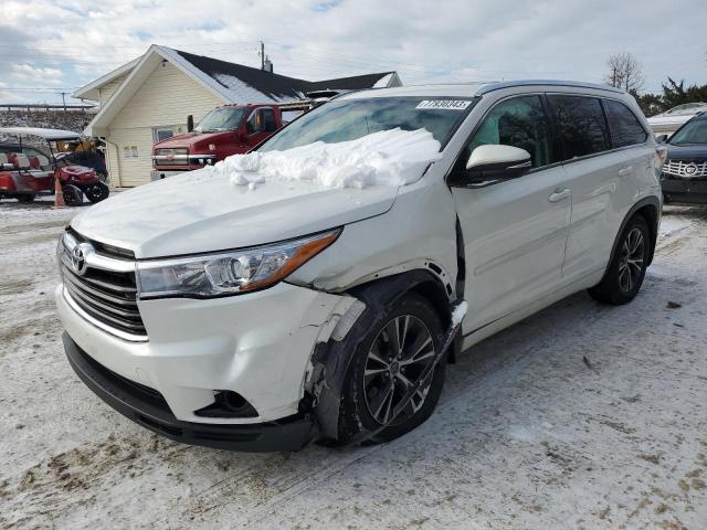 Image 1 of 2016 TOYOTA HIGHLANDER XLE 2016 with VIN 5TDJKRFH0GS232024