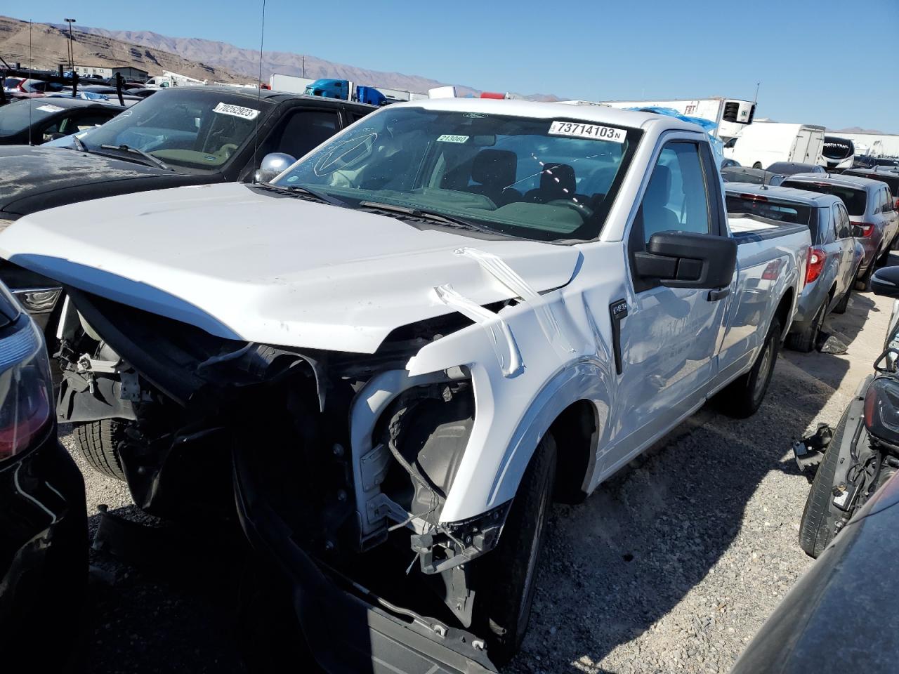 Image 1 of 2021 FORD F150  2021 with VIN 1FTMF1CB3MKD82800