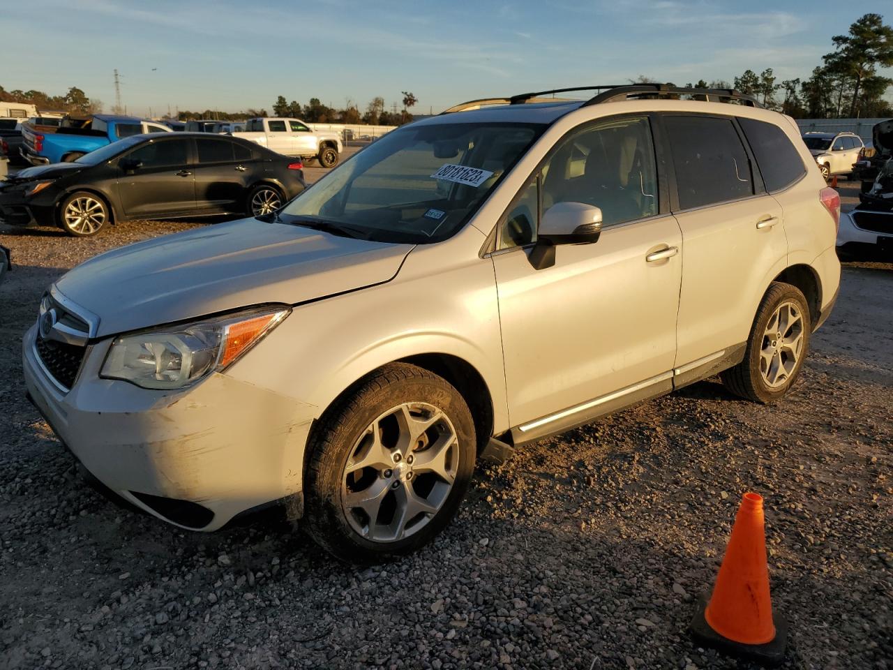 Image 1 of 2015 SUBARU FORESTER 2.5I TOURING 2015 with VIN JF2SJAUC6FH586070