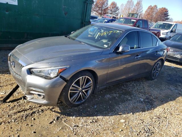 Image 1 of 2015 INFINITI Q50 BASE 2015 with VIN JN1BV7AR2FM404549