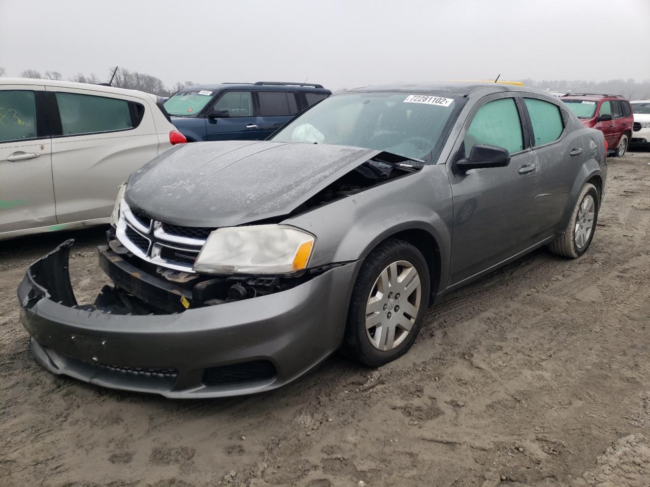 Image 1 of 2012 DODGE AVENGER SE 2012 with VIN 1C3CDZAB2CN276603