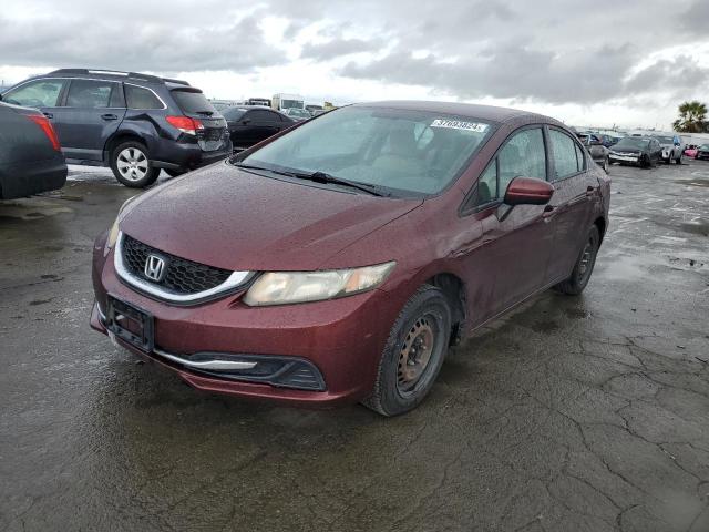 Image 1 of 2014 HONDA CIVIC LX 2014 with VIN 19XFB2F5XEE241064