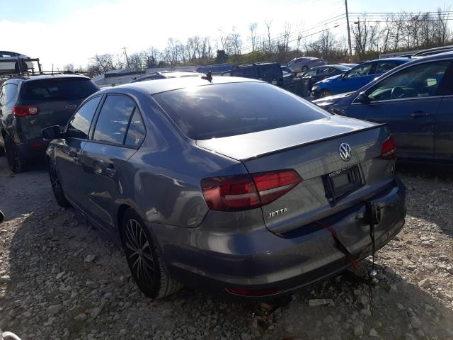 Image 2 of 2016 VOLKSWAGEN JETTA SPORT 2016 with VIN 3VWD17AJ4GM391477