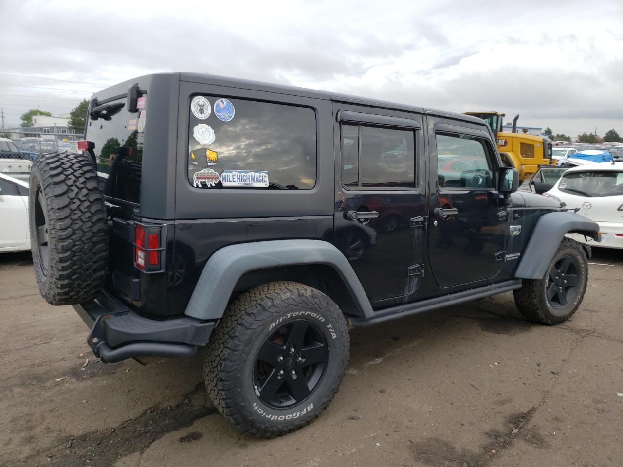Image 3 of 2012 JEEP WRANGLER UNLIMITED RUBICON 2012 with VIN 1C4BJWFG1CL211837