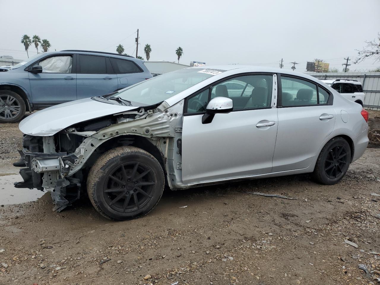 Image 1 of 2012 HONDA CIVIC LX 2012 with VIN 19XFB2F58CE080601