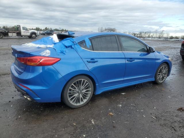 Image 3 of 2018 HYUNDAI ELANTRA SPORT 2018 with VIN KMHD04LB0JU590485