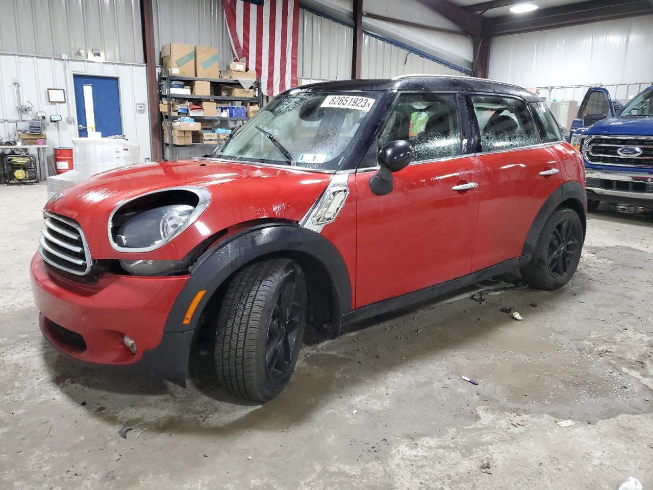 Image 1 of 2014 MINI COOPER COUNTRYMAN 2014 with VIN WMWZB3C57EWR38539