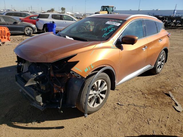 Изображение 1 2016 NISSAN MURANO S 2016 с VIN 5N1AZ2MG9GN117310