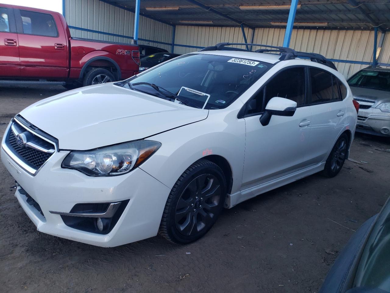 Image 1 of 2016 SUBARU IMPREZA SPORT LIMITED 2016 with VIN JF1GPAU66G8267126