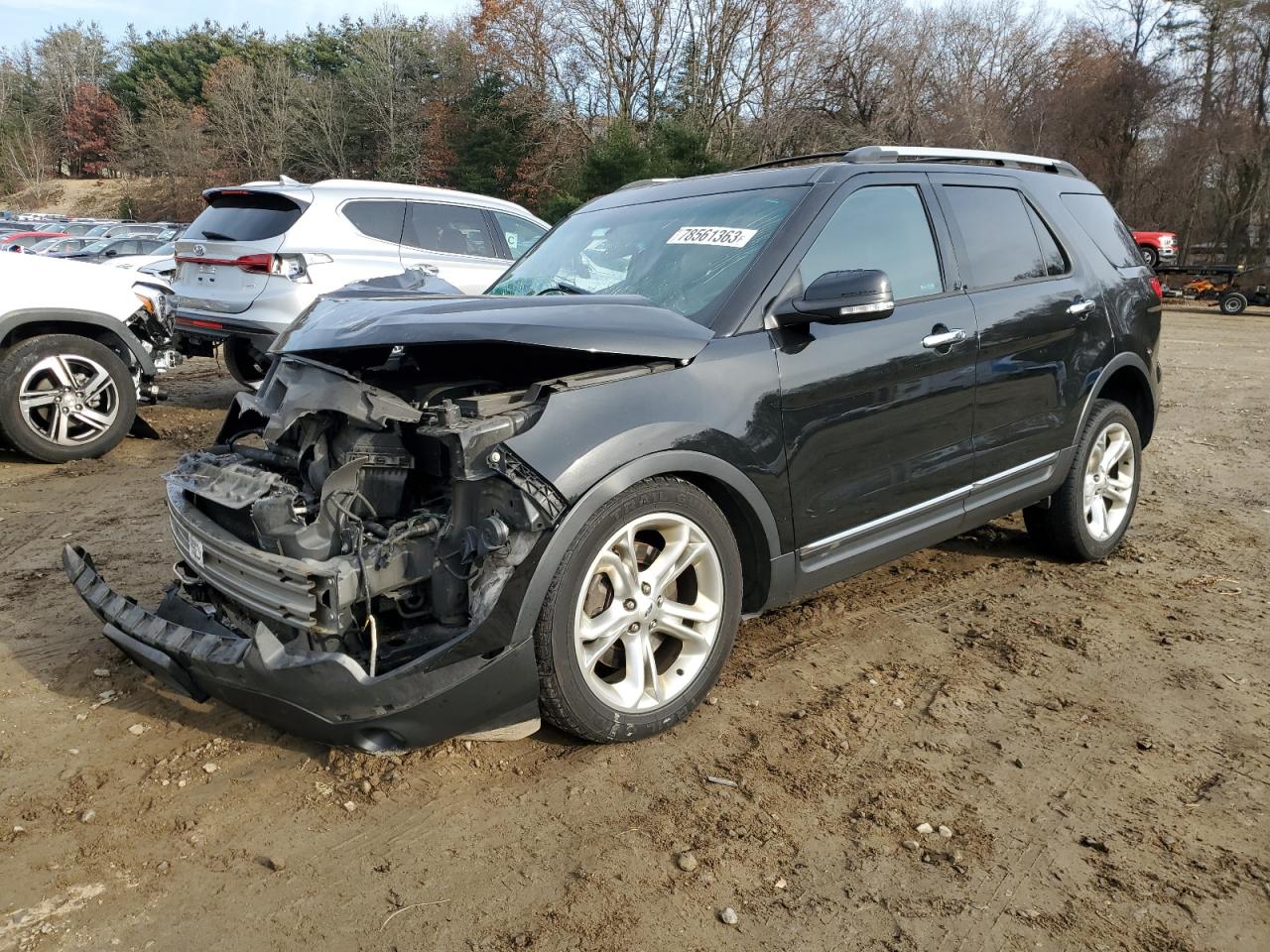 Image 1 of 2014 FORD EXPLORER LIMITED 2014 with VIN 1FM5K8F8XEGC28612