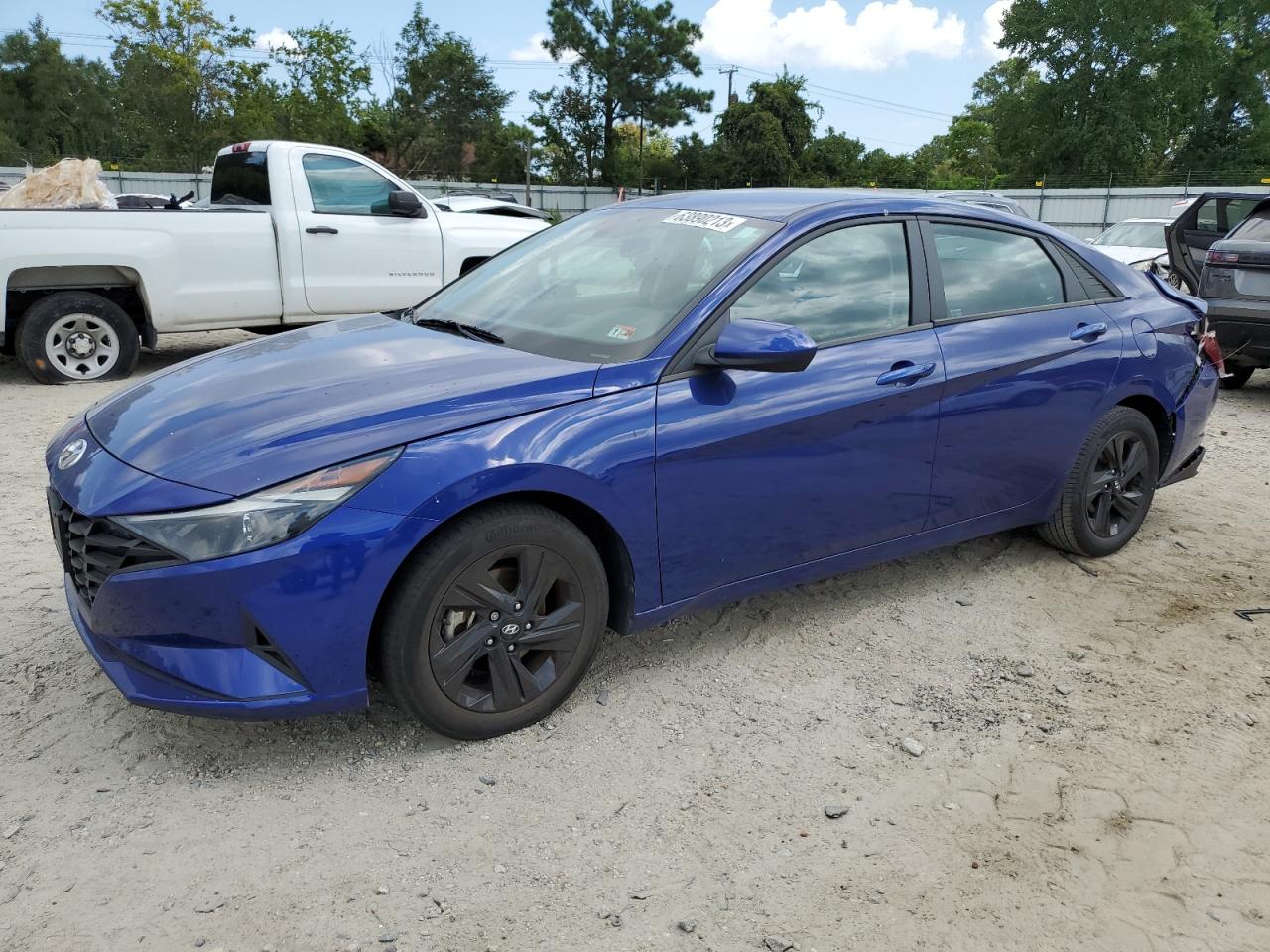 Image 1 of 2022 HYUNDAI ELANTRA SEL 2022 with VIN 5NPLS4AG9NH056684