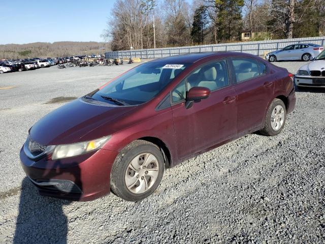 Image 1 of 2014 HONDA CIVIC LX 2014 with VIN 19XFB2F5XEE027207