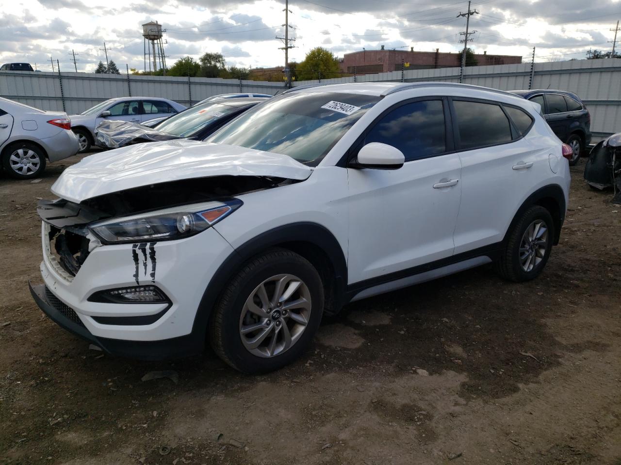 Image 1 of 2017 HYUNDAI TUCSON LIMITED 2017 with VIN KM8J3CA49HU392538