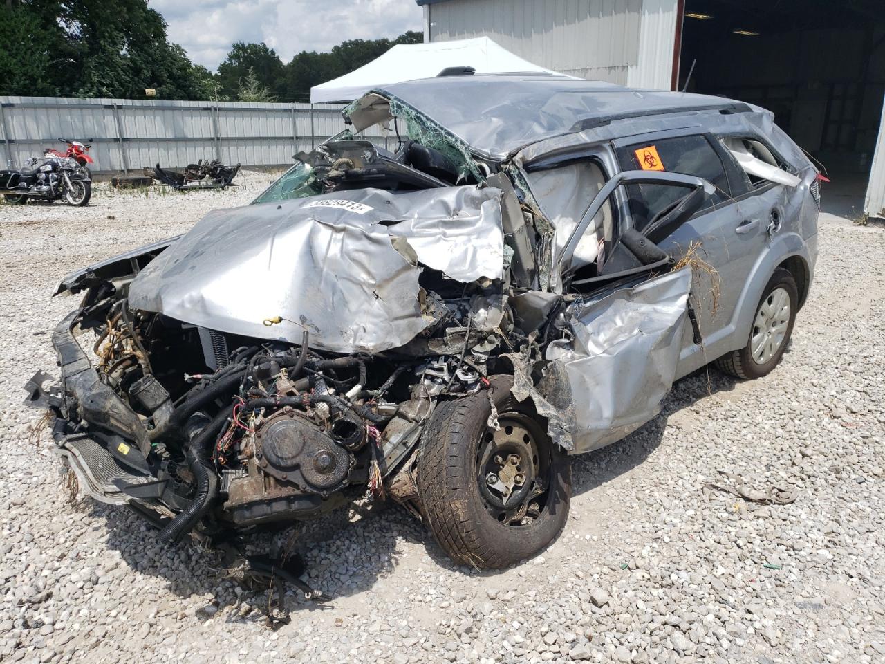 Image 1 of 2018 DODGE JOURNEY SE 2018 with VIN 3C4PDCABXJT498555