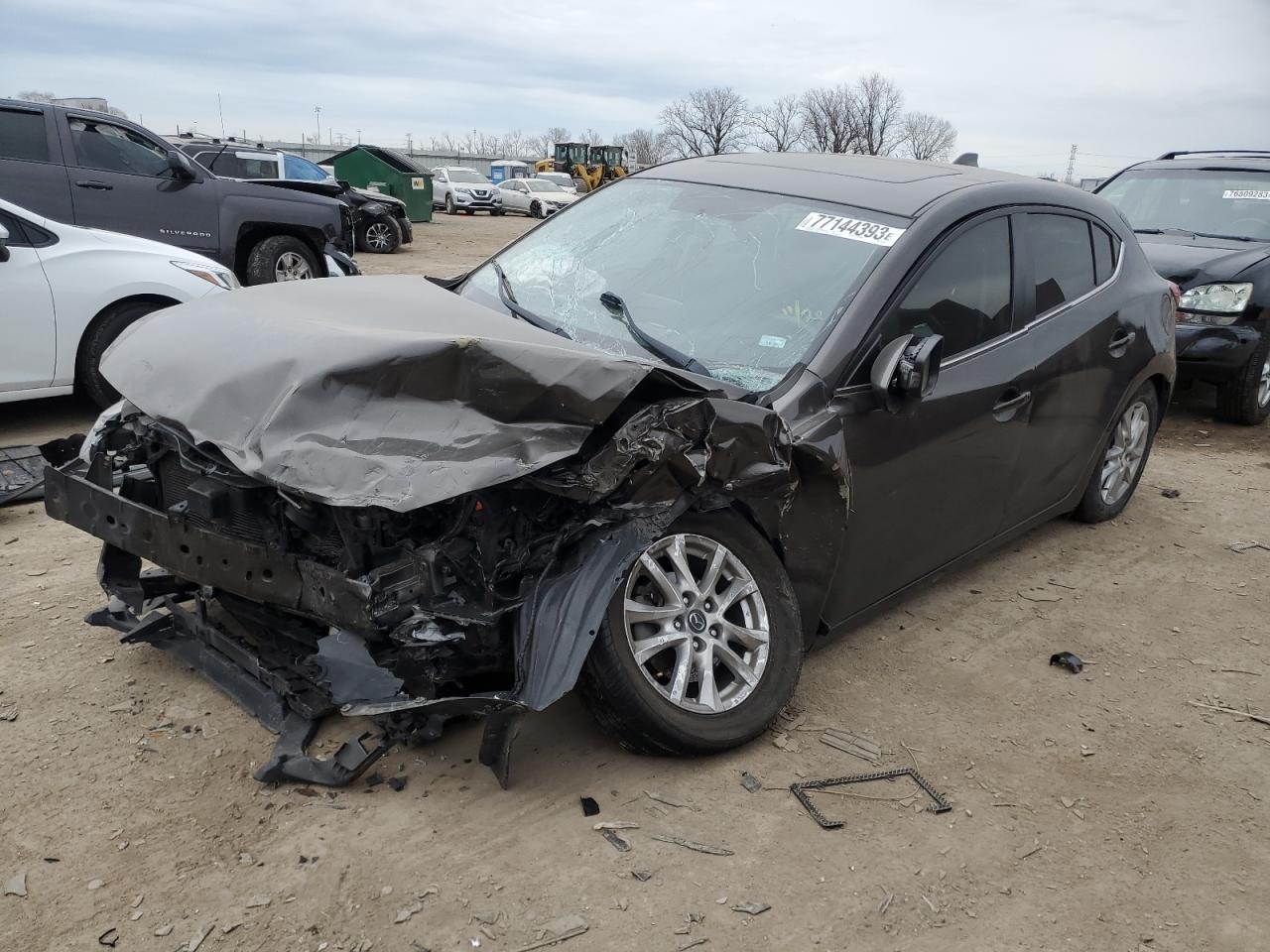 Image 1 of 2015 MAZDA 3 GRAND TOURING 2015 with VIN 3MZBM1M79FM191186