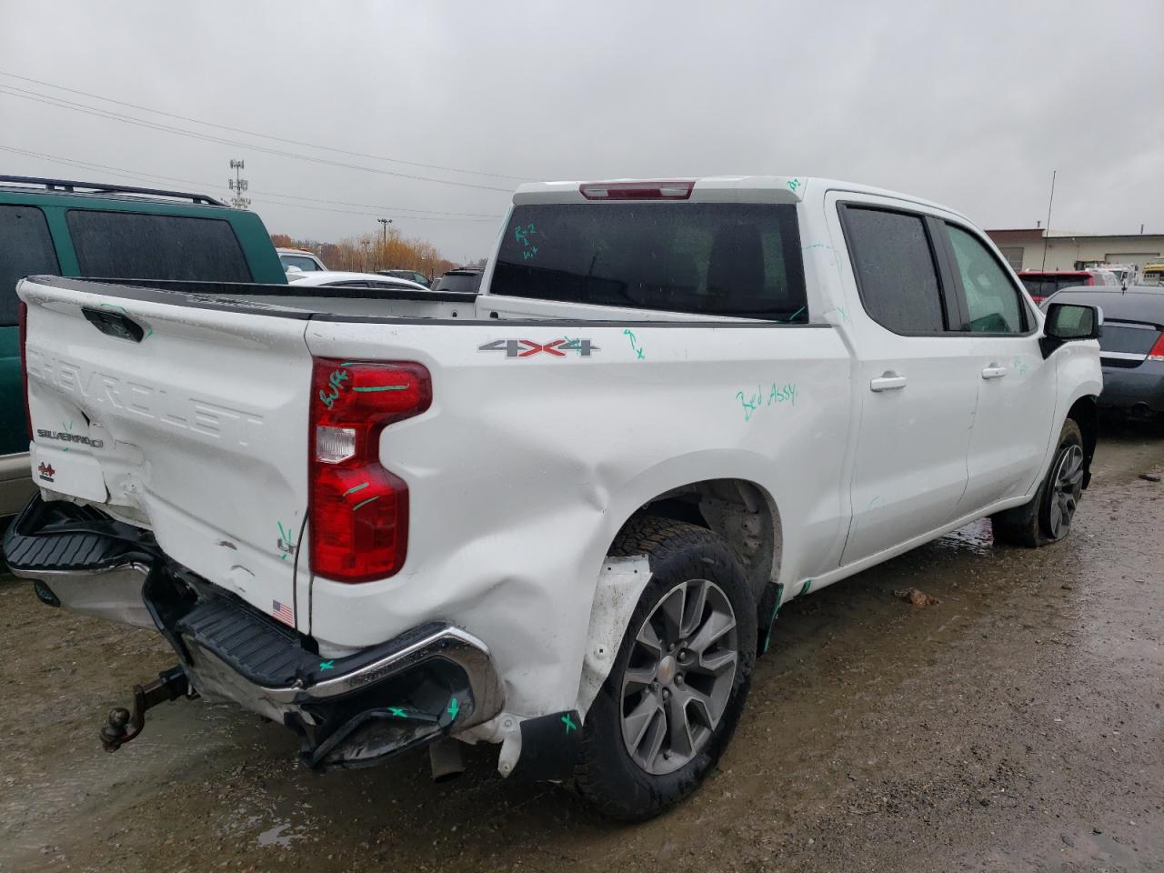 Obraz 3 z 2021 CHEVROLET SILVERADO K1500 LT 2021 z VIN 1GCUYDED0MZ299729