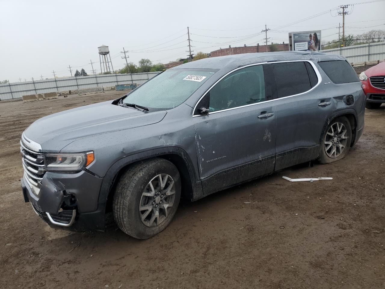Image 1 of 2020 GMC ACADIA SLE 2020 with VIN 1GKKNRLS3LZ211676