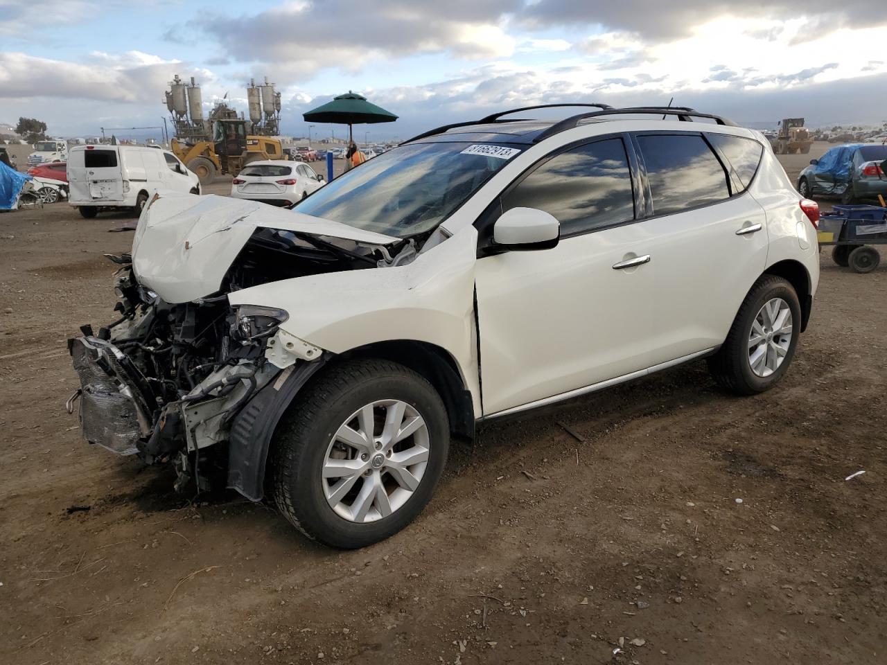 Image 1 of 2011 NISSAN MURANO S 2011 with VIN JN8AZ1MU7BW063906