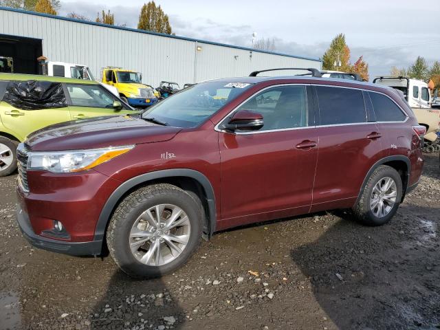 2015 TOYOTA HIGHLANDER XLE 2015 image