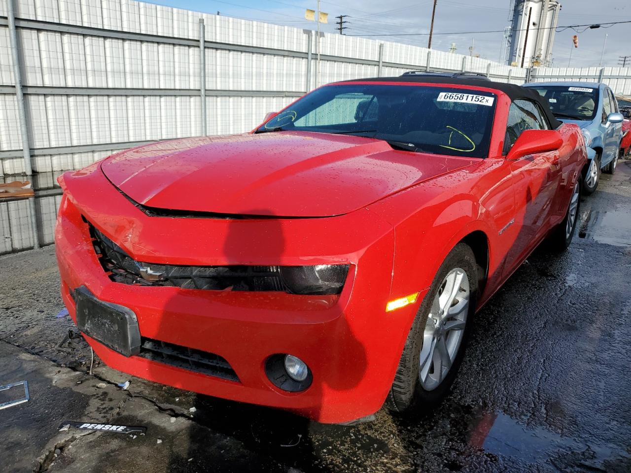 Image 2 of 2013 CHEVROLET CAMARO LT 2013 with VIN 2G1FB3D30D9112909