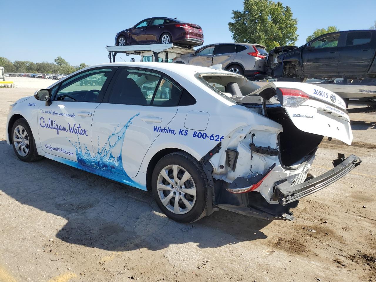 Image 2 of 2021 TOYOTA COROLLA LE 2021 with VIN 5YFEPMAE0MP265015