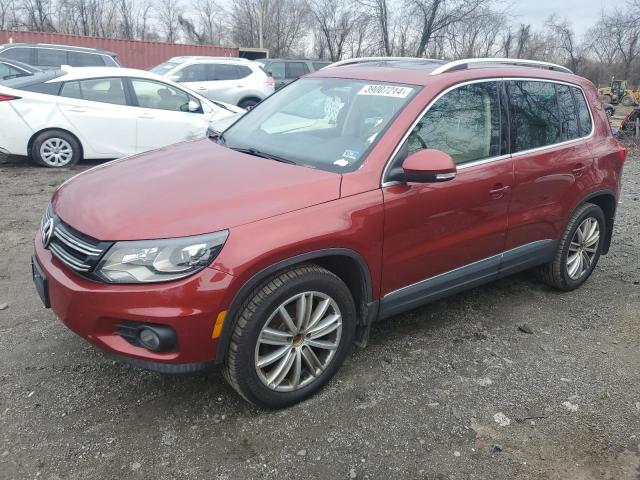Image 1 of 2016 VOLKSWAGEN TIGUAN S 2016 with VIN WVGBV7AX6GW055571