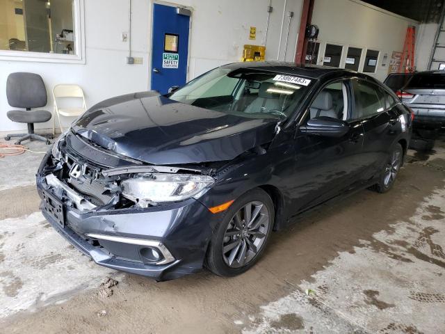 Image 1 of 2019 HONDA CIVIC EXL 2019 with VIN JHMFC1F78KX005581