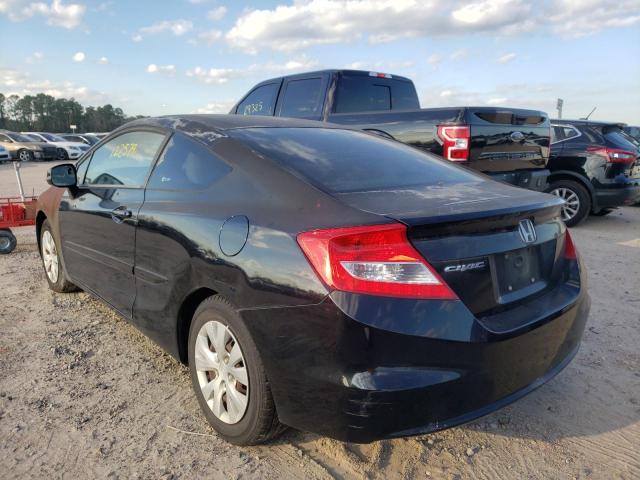 Image 3 of 2012 HONDA CIVIC LX 2012 with VIN 2HGFG3B50CH554740