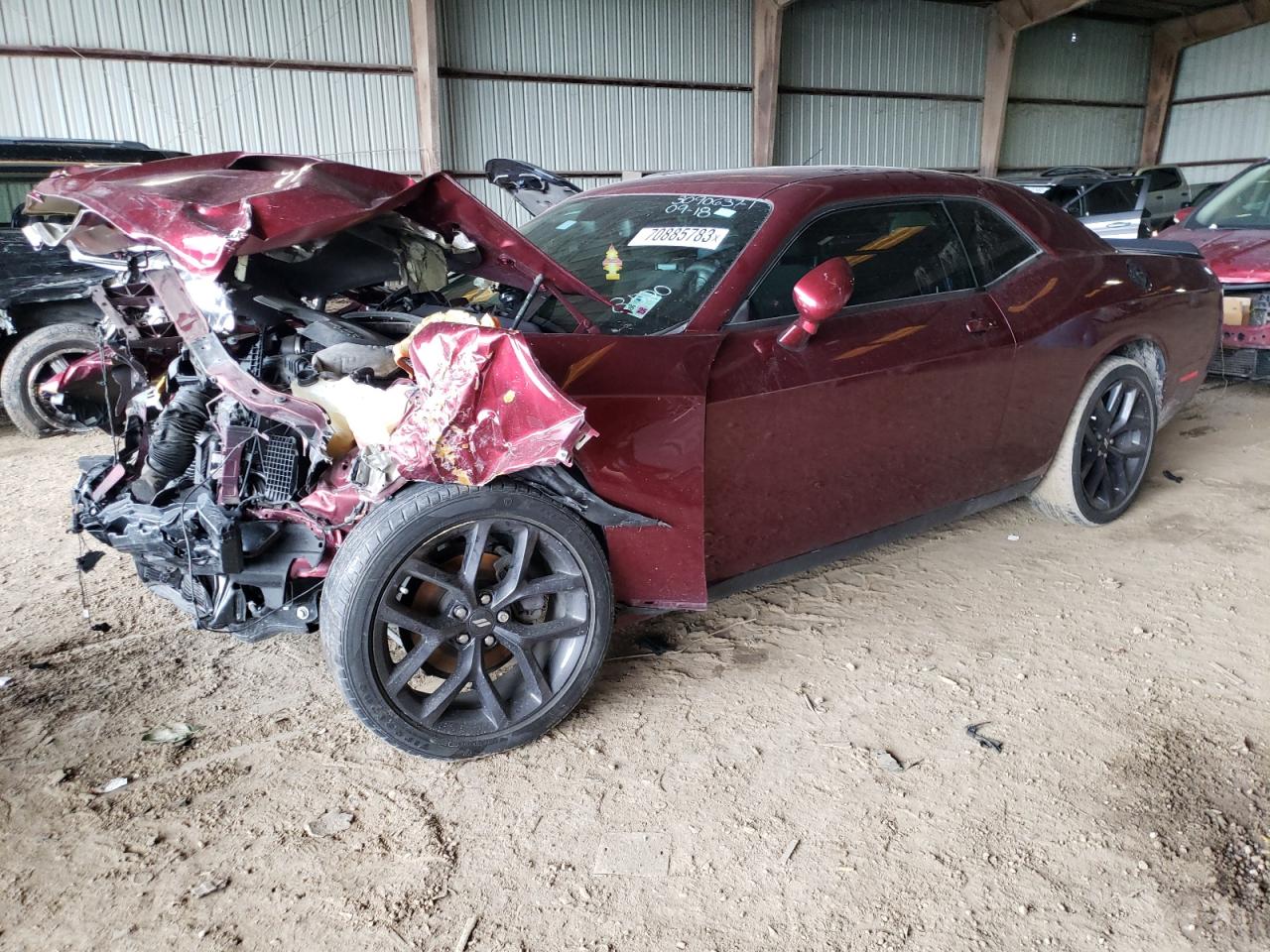 Image 1 of 2020 DODGE CHALLENGER SXT 2020 with VIN 2C3CDZAGXLH148520