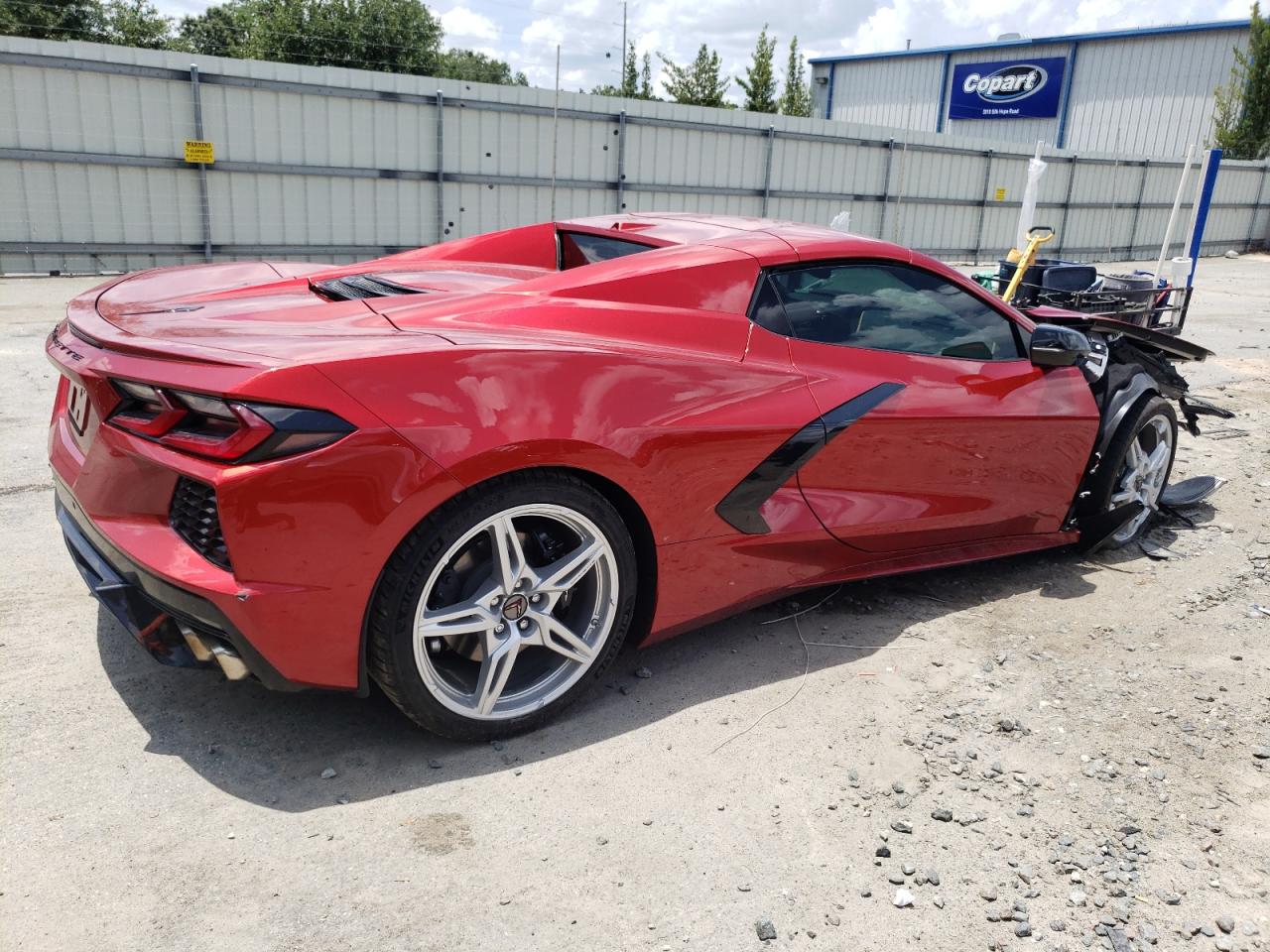 Image 3 of 2021 CHEVROLET CORVETTE STINGRAY 2LT 2021 with VIN 1G1YB3D49M5109151