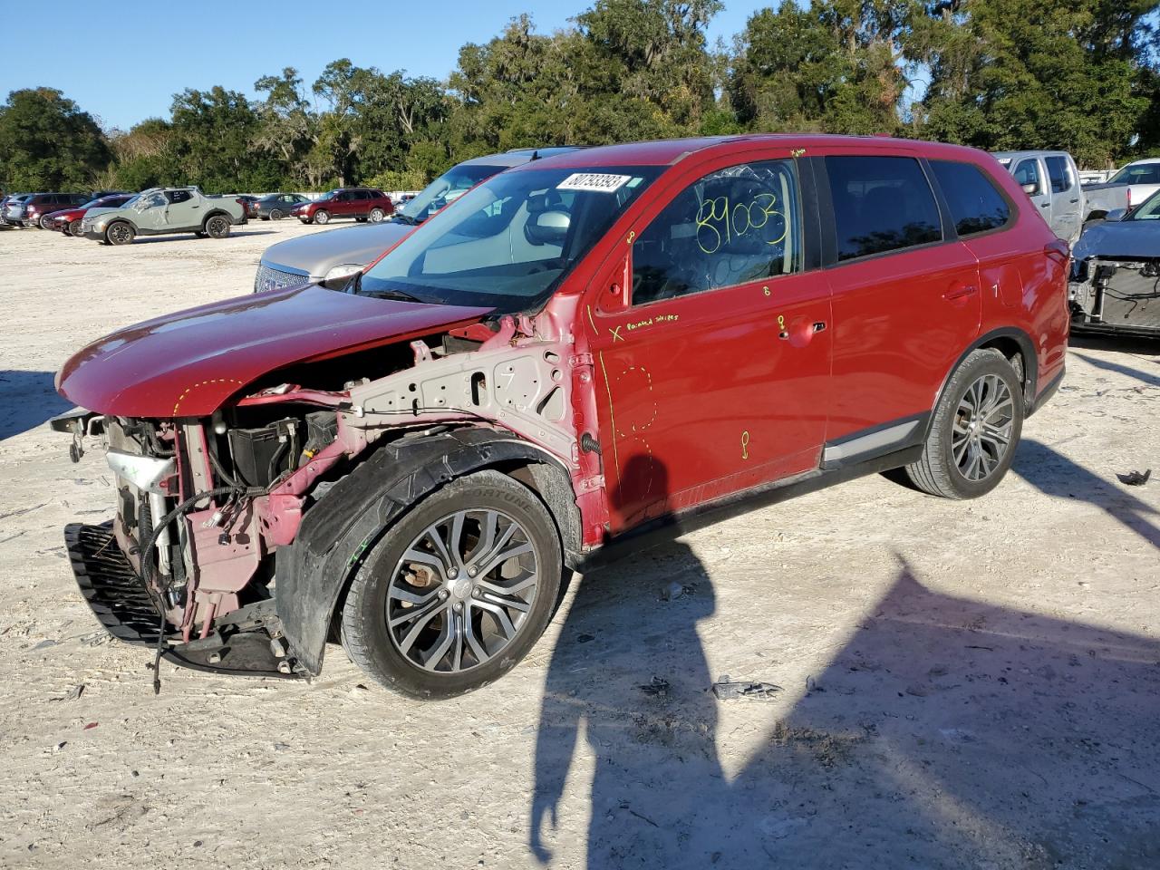 Image 1 of 2018 MITSUBISHI OUTLANDER ES 2018 with VIN JA4AD2A33JZ035068