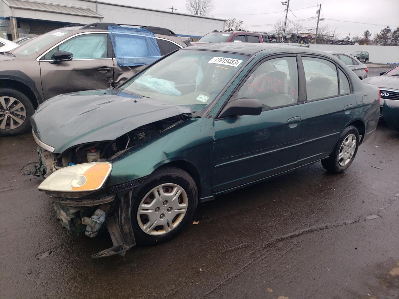 Image 1 of 2002 HONDA CIVIC LX 2002 with VIN 2HGES165X2H503141