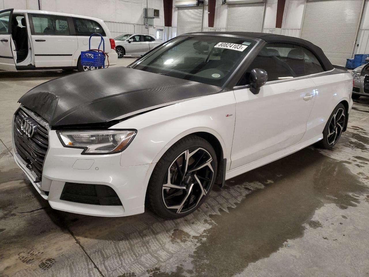 Image 1 of 2018 AUDI A3 PREMIUM PLUS 2018 with VIN WAU5ULFF3J1020808