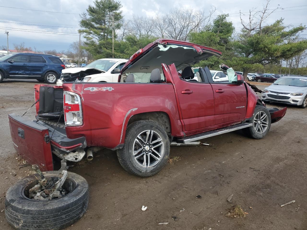 Image 3 of 2021 CHEVROLET COLORADO  2021 with VIN 1GCGTBEN8M1193049