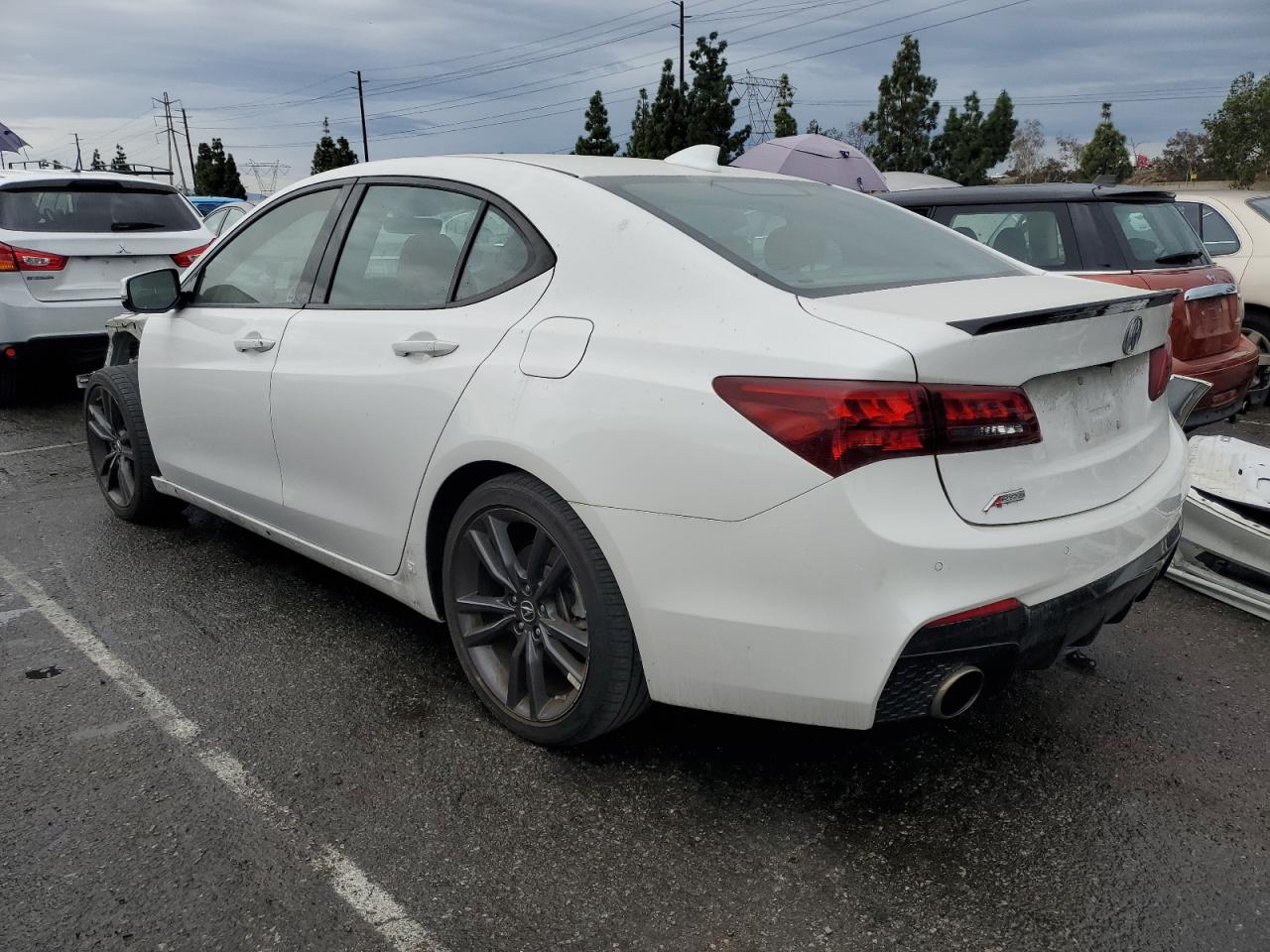 Image 2 of 2020 ACURA TLX TECHNOLOGY 2020 with VIN 19UUB2F68LA001948