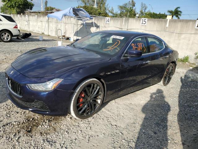 Image 1 of 2014 MASERATI GHIBLI S 2014 with VIN ZAM57RTA2E1113715