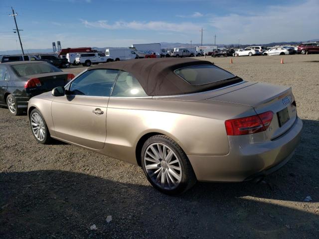 Image 2 of 2010 AUDI A5 PREMIUM PLUS 2010 with VIN WAUJFAFH4AN011400