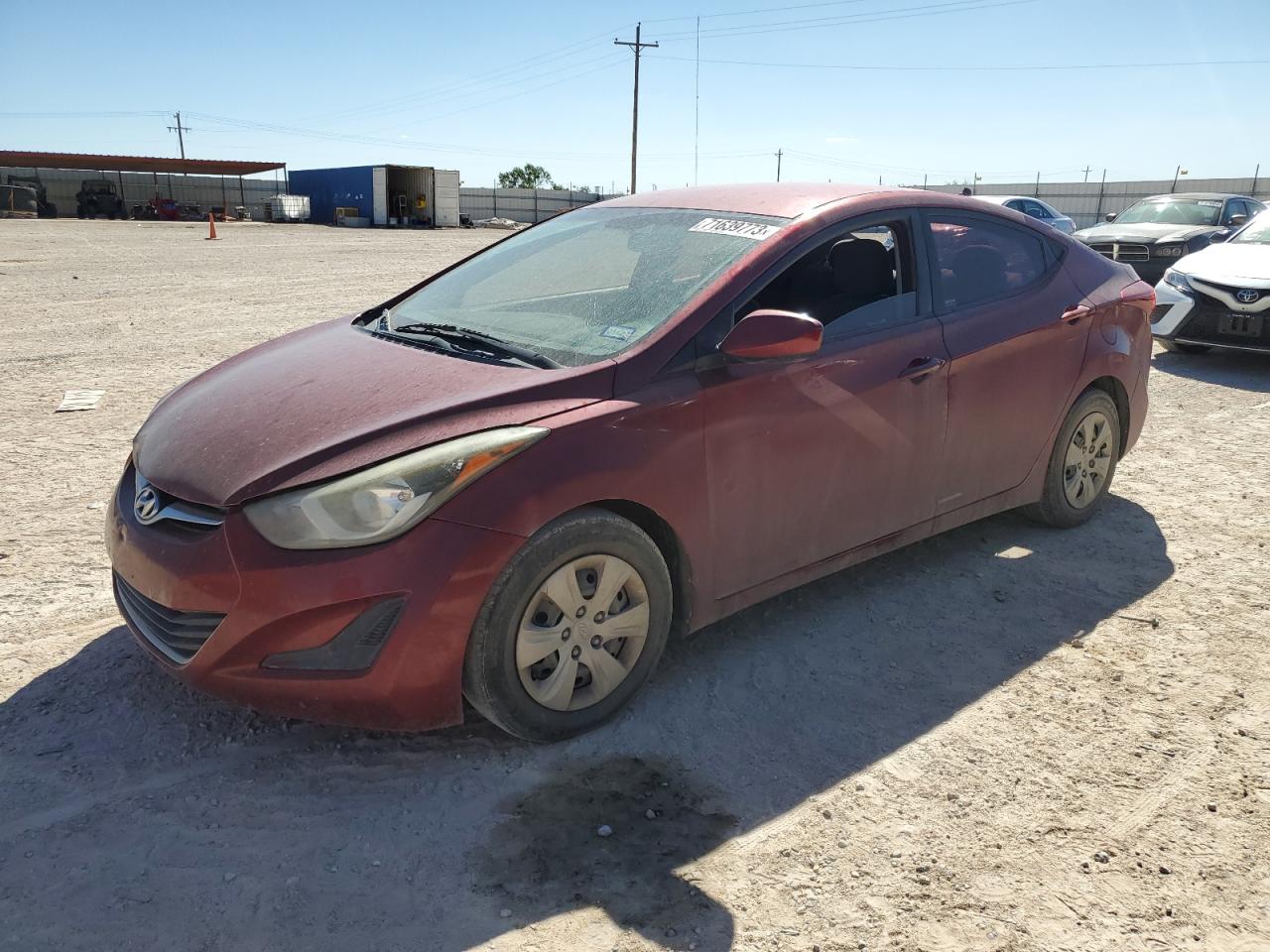 Image 1 of 2016 HYUNDAI ELANTRA SE 2016 with VIN 5NPDH4AE2GH751111