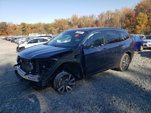 Image 1 of 2021 HONDA PILOT EXL 2021 with VIN 5FNYF6H56MB091884