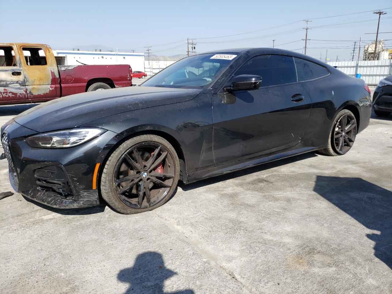 Image 1 of 2021 BMW 430I  2021 with VIN WBA53AP03MCG44685