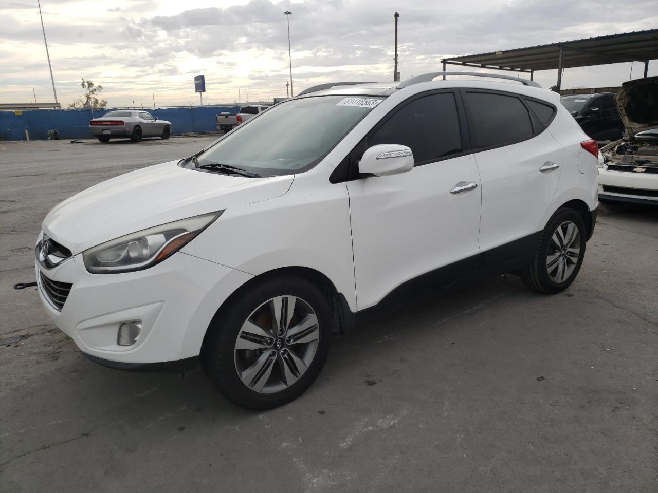 Image 1 of 2014 HYUNDAI TUCSON GLS 2014 with VIN KM8JU3AG6EU858560