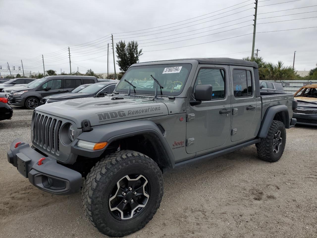 Obraz 1 z 2020 JEEP GLADIATOR RUBICON 2020 z VIN 1C6JJTBG9LL146047