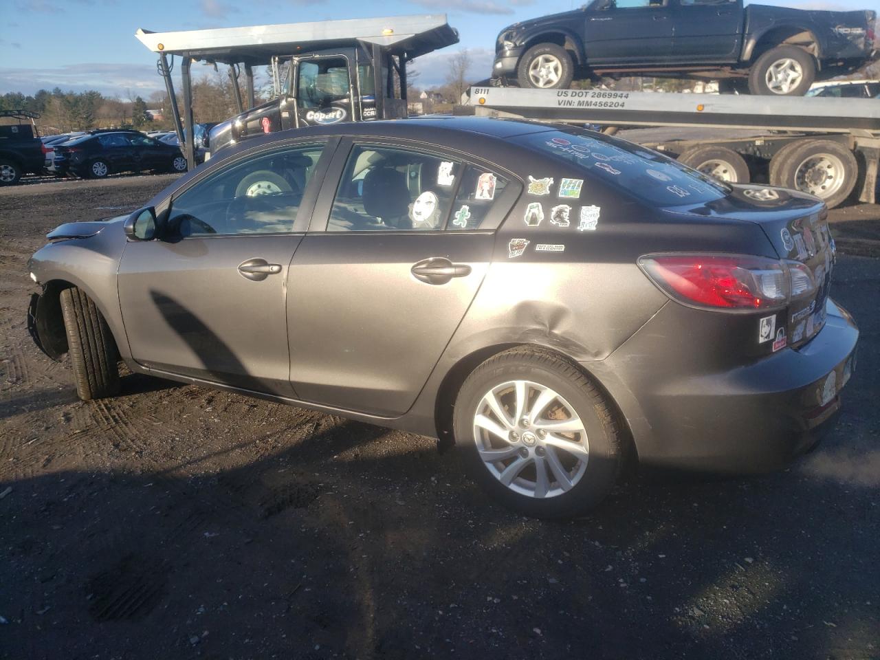 Image 2 of 2012 MAZDA 3 I 2012 with VIN JM1BL1W85C1691530