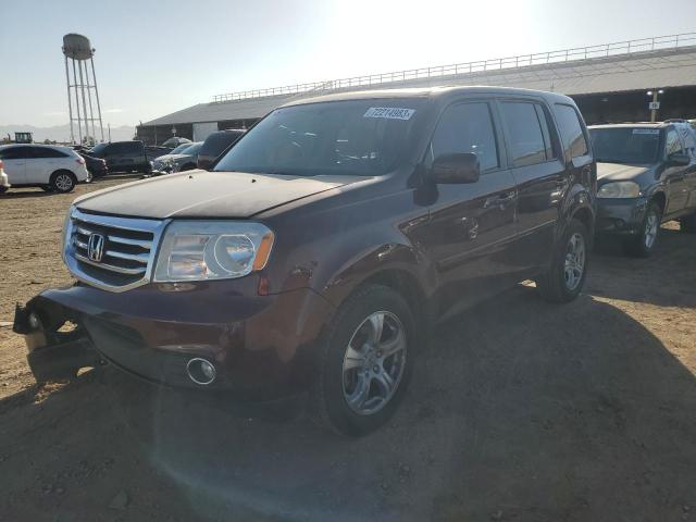 Image 1 of 2013 HONDA PILOT EXL 2013 with VIN 5FNYF3H61DB039604