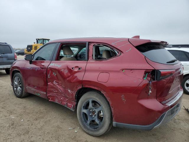 Image 2 of 2020 TOYOTA HIGHLANDER HYBRID PLATINUM 2020 with VIN 5TDEBRCH4LS008156